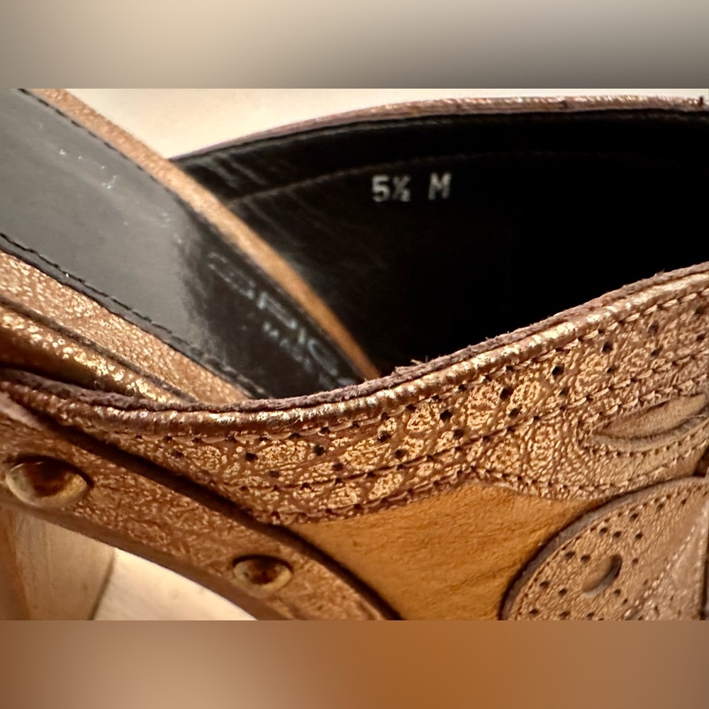 Via Spiga Bronze Women's Mules - Picture 9 of 10